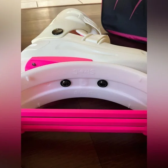 Jump Women's Pink and White Fitness Boots - Picture 7 of 7